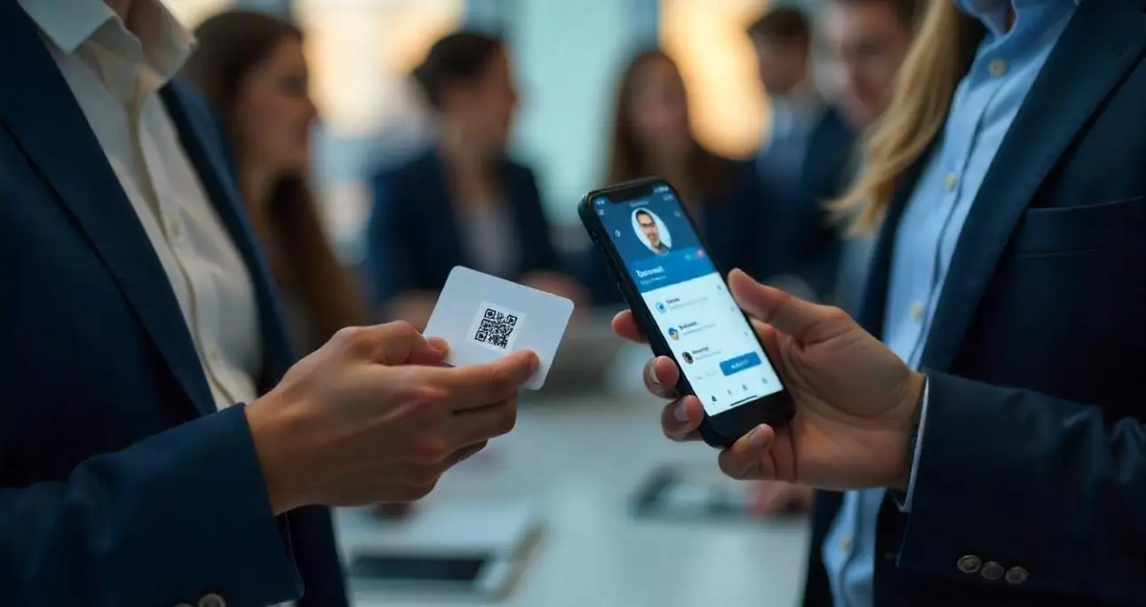 Digital Networking Made Easy: Smart QR Visiting Cards